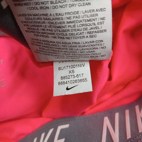 Nike Shorts Womens XS Pink Dri-FIT Running Lined Elastic Waist Athletic Training - Picture 8 of 9